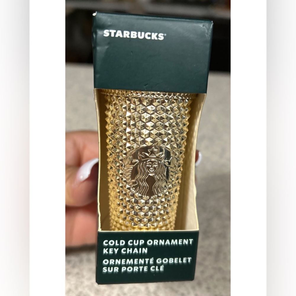 STARBUCKS Cold Cup Ornament Key Chain